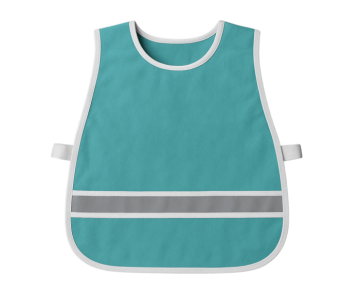 Turkuaz-Beyaz Grökren Reflektifli Gezi Önlüğü