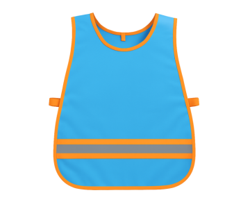 Mavi-Turuncu Grökren Reflektifli Gezi Önlüğü