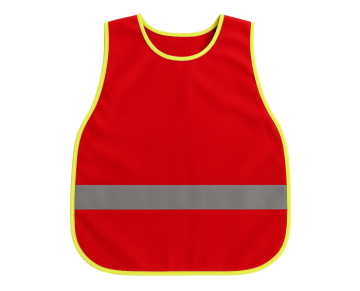 Kırmızı-Sarı Reflektifli Gezi Önlüğü